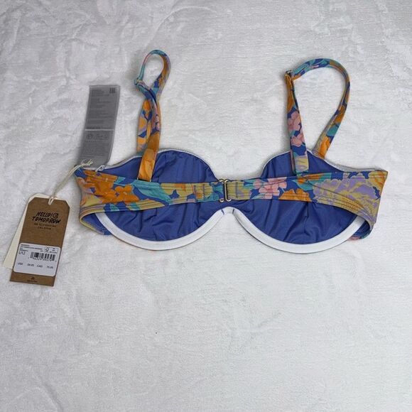 Billabong Last Summer Olivia Underwire Bikini Top Size Large - Picture 5 of 8